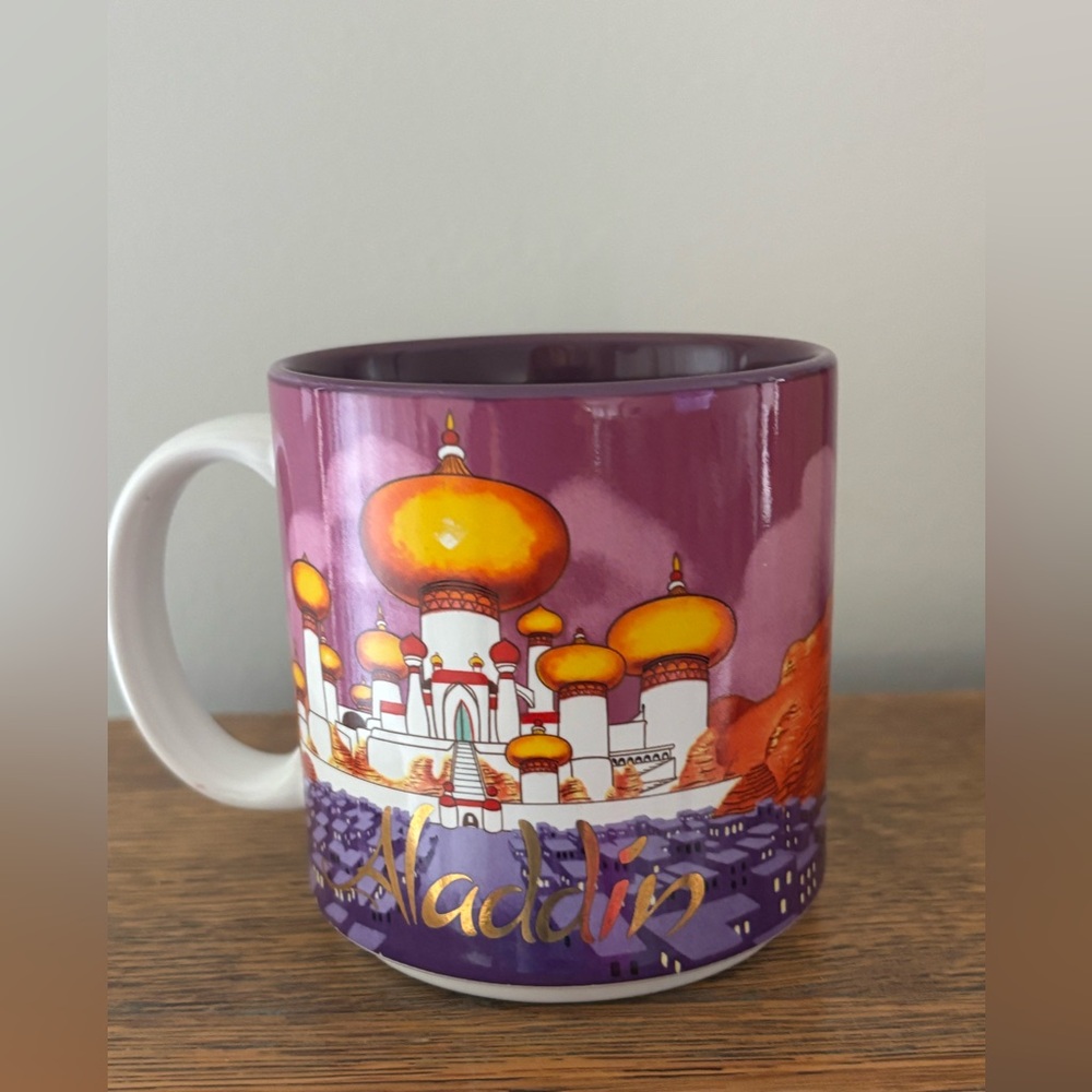 Vintage 90's Disney Aladdin Coffee Cup Mug 12 Oz. - Picture 3 of 7